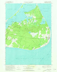 Siasconset Massachusetts Historical topographic map, 1:24000 scale, 7.5 X 7.5 Minute, Year 1972