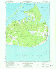 Siasconset Massachusetts Historical topographic map, 1:24000 scale, 7.5 X 7.5 Minute, Year 1972