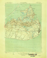 Siasconset Massachusetts Historical topographic map, 1:31680 scale, 7.5 X 7.5 Minute, Year 1945