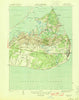 Siasconset Massachusetts Historical topographic map, 1:31680 scale, 7.5 X 7.5 Minute, Year 1945
