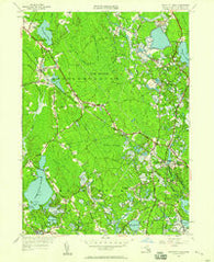 Snipatuit Pond Massachusetts Historical topographic map, 1:24000 scale, 7.5 X 7.5 Minute, Year 1949