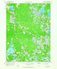 Snipatuit Pond Massachusetts Historical topographic map, 1:24000 scale, 7.5 X 7.5 Minute, Year 1962