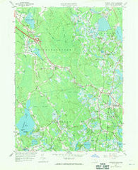 Snipatuit Pond Massachusetts Historical topographic map, 1:24000 scale, 7.5 X 7.5 Minute, Year 1962