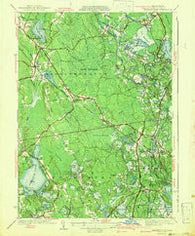 Snipatuit Pond Massachusetts Historical topographic map, 1:31680 scale, 7.5 X 7.5 Minute, Year 1942