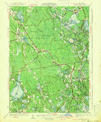 Snipatuit Pond Massachusetts Historical topographic map, 1:31680 scale, 7.5 X 7.5 Minute, Year 1942