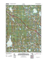 Snipatuit Pond Massachusetts Historical topographic map, 1:24000 scale, 7.5 X 7.5 Minute, Year 2012