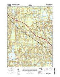 Snipatuit Pond Massachusetts Current topographic map, 1:24000 scale, 7.5 X 7.5 Minute, Year 2015