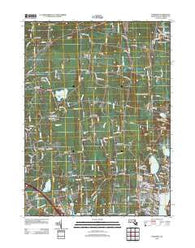 Somerset Massachusetts Historical topographic map, 1:24000 scale, 7.5 X 7.5 Minute, Year 2012