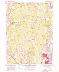 Somerset Massachusetts Historical topographic map, 1:24000 scale, 7.5 X 7.5 Minute, Year 1967