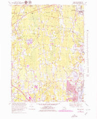 Somerset Massachusetts Historical topographic map, 1:25000 scale, 7.5 X 7.5 Minute, Year 1967