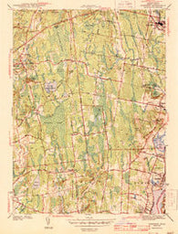 Somerset Massachusetts Historical topographic map, 1:31680 scale, 7.5 X 7.5 Minute, Year 1943