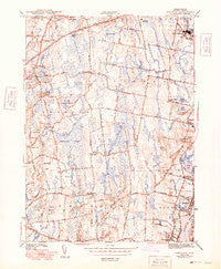 Somerset Massachusetts Historical topographic map, 1:31680 scale, 7.5 X 7.5 Minute, Year 1943