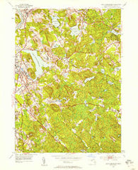 South Groveland Massachusetts Historical topographic map, 1:24000 scale, 7.5 X 7.5 Minute, Year 1952
