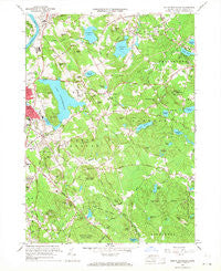 South Groveland Massachusetts Historical topographic map, 1:24000 scale, 7.5 X 7.5 Minute, Year 1966