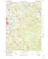 South Groveland Massachusetts Historical topographic map, 1:25000 scale, 7.5 X 7.5 Minute, Year 1966