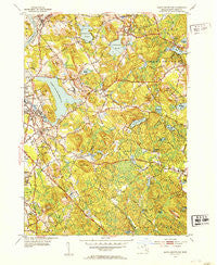 South Groveland Massachusetts Historical topographic map, 1:31680 scale, 7.5 X 7.5 Minute, Year 1952