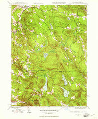 South Sandisfield Massachusetts Historical topographic map, 1:24000 scale, 7.5 X 7.5 Minute, Year 1946