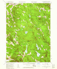 South Sandisfield Massachusetts Historical topographic map, 1:24000 scale, 7.5 X 7.5 Minute, Year 1958