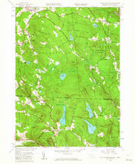 South Sandisfield Massachusetts Historical topographic map, 1:24000 scale, 7.5 X 7.5 Minute, Year 1958