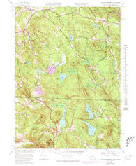 South Sandisfield Massachusetts Historical topographic map, 1:24000 scale, 7.5 X 7.5 Minute, Year 1958