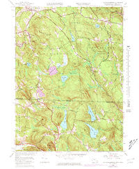 South Sandisfield Massachusetts Historical topographic map, 1:24000 scale, 7.5 X 7.5 Minute, Year 1958