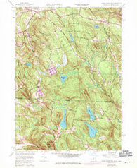 South Sandisfield Massachusetts Historical topographic map, 1:24000 scale, 7.5 X 7.5 Minute, Year 1958