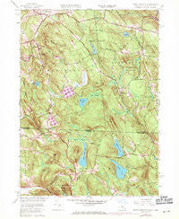 South Sandisfield Massachusetts Historical topographic map, 1:24000 scale, 7.5 X 7.5 Minute, Year 1958