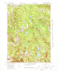 South Sandisfield Massachusetts Historical topographic map, 1:25000 scale, 7.5 X 7.5 Minute, Year 1958