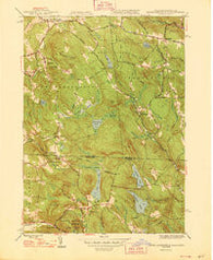 South Sandisfield Massachusetts Historical topographic map, 1:31680 scale, 7.5 X 7.5 Minute, Year 1948