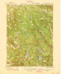 South Sandisfield Massachusetts Historical topographic map, 1:31680 scale, 7.5 X 7.5 Minute, Year 1948
