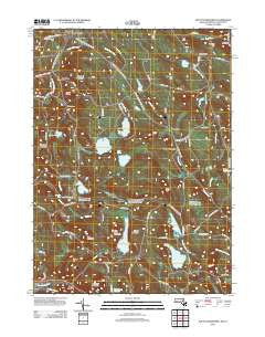 South Sandisfield Massachusetts Historical topographic map, 1:24000 scale, 7.5 X 7.5 Minute, Year 2012