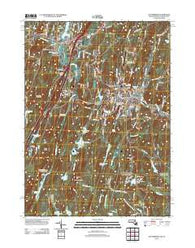 Southbridge Massachusetts Historical topographic map, 1:24000 scale, 7.5 X 7.5 Minute, Year 2012