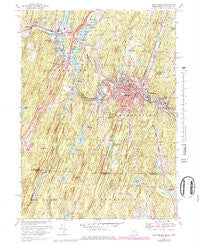 Southbridge Massachusetts Historical topographic map, 1:24000 scale, 7.5 X 7.5 Minute, Year 1967