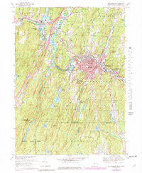 Southbridge Massachusetts Historical topographic map, 1:24000 scale, 7.5 X 7.5 Minute, Year 1967