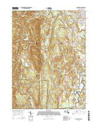 Southwick Massachusetts Current topographic map, 1:24000 scale, 7.5 X 7.5 Minute, Year 2015