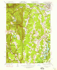 Southwick Massachusetts Historical topographic map, 1:24000 scale, 7.5 X 7.5 Minute, Year 1947