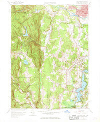 Southwick Massachusetts Historical topographic map, 1:24000 scale, 7.5 X 7.5 Minute, Year 1958
