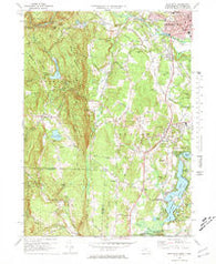 Southwick Massachusetts Historical topographic map, 1:24000 scale, 7.5 X 7.5 Minute, Year 1972
