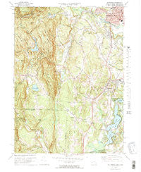 Southwick Massachusetts Historical topographic map, 1:24000 scale, 7.5 X 7.5 Minute, Year 1972