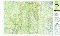 Southwick Massachusetts Historical topographic map, 1:25000 scale, 7.5 X 15 Minute, Year 1987