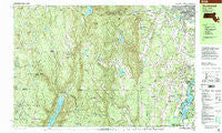 Southwick Massachusetts Historical topographic map, 1:25000 scale, 7.5 X 15 Minute, Year 1997