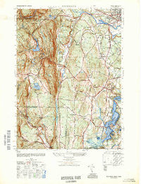 Southwick Massachusetts Historical topographic map, 1:25000 scale, 7.5 X 7.5 Minute, Year 1948