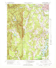 Southwick Massachusetts Historical topographic map, 1:25000 scale, 7.5 X 7.5 Minute, Year 1972