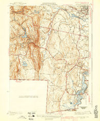 Southwick Massachusetts Historical topographic map, 1:31680 scale, 7.5 X 7.5 Minute, Year 1942