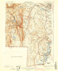 Southwick Massachusetts Historical topographic map, 1:31680 scale, 7.5 X 7.5 Minute, Year 1942