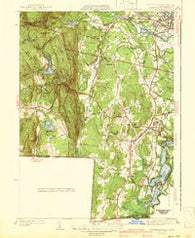 Southwick Massachusetts Historical topographic map, 1:31680 scale, 7.5 X 7.5 Minute, Year 1942