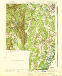 Southwick Massachusetts Historical topographic map, 1:31680 scale, 7.5 X 7.5 Minute, Year 1942