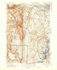 Southwick Massachusetts Historical topographic map, 1:31680 scale, 7.5 X 7.5 Minute, Year 1947