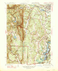 Southwick Massachusetts Historical topographic map, 1:31680 scale, 7.5 X 7.5 Minute, Year 1947
