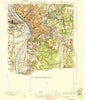 Springfield South Massachusetts Historical topographic map, 1:31680 scale, 7.5 X 7.5 Minute, Year 1939